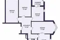 Квартира 4 комнаты 89 м² Минск, Беларусь
