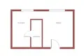 Appartement 2 chambres 27 m² en Cracovie, Pologne