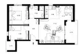 Apartamento 3 habitaciones 63 m² Boreti, Montenegro
