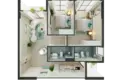 Mieszkanie 3 pokoi 54 m² Phu Quoc, Wietnam