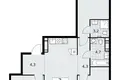3 room apartment 80 m² Kommunarka, Russia