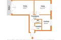 2 room apartment 43 m² Lodz, Poland