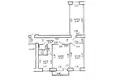 3 room apartment 59 m² Minsk, Belarus