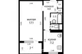 Wohnung 1 zimmer 33 m² Minsk, Belarus