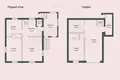 Casa 41 m² Turynski sielski Saviet, Belarús