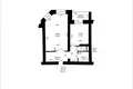 Wohnung 1 zimmer 52 m² Minsk, Belarus