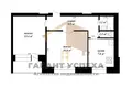2 room apartment 52 m² Muchaviecki sielski Saviet, Belarus