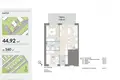 3 room apartment 45 m² Karwie, Poland