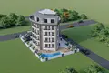 Attique 4 chambres 105 m² Akarca Koyu, Turquie