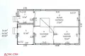 Maison 61 m² Valievacski sielski Saviet, Bélarus