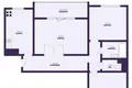 3 room apartment 81 m² Minsk, Belarus