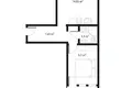 Appartement 2 chambres 42 m² Jurmala, Lettonie