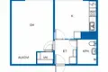 Квартира 1 комната 36 м² Vaasa sub region, Финляндия