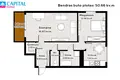Apartamento 2 habitaciones 51 m² Kaunas, Lituania