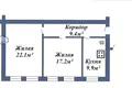 2 room apartment 64 m² Damasevicy, Belarus