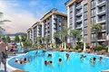 Residential complex New residence with a swimming pool and an water park close to the beach and golf courses, Antalya, Turkey