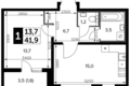 Mieszkanie 1 pokój 43 m² Leninsky District, Rosja