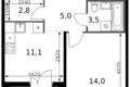 Appartement 1 chambre 38 m² Leninsky District, Russie