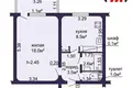 Mieszkanie 1 pokój 35 m² Slabada, Białoruś