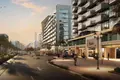 Complexe résidentiel Residential complex Riviera II with a swimming pool and a garden close to the beach and the golf course, MBR City, Dubai, UAE