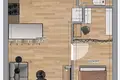 Mieszkanie 2 pokoi 36 m² w Warszawa, Polska