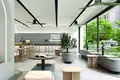 Complejo residencial Premier residential complex with a huge swimming pool and lush green areas in Suan Luang, Bangkok, Thailand