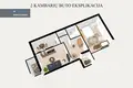 2 room apartment 53 m² Domeikava, Lithuania