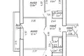 Mieszkanie 4 pokoi 77 m² Mińsk, Białoruś
