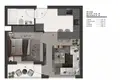 Appartement 2 chambres 43 m² Cankaya, Turquie
