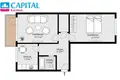 2 room apartment 47 m² Kaunas, Lithuania