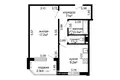 1 bedroom apartment 38 m² Minsk, Belarus