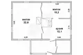 Maison 45 m² Damacauski sielski Saviet, Bélarus