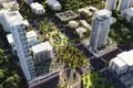 Complexe résidentiel New Skyhills Residence 2 with swimming pools, a restaurant and a viewpoint, JVC, Dubai, UAE