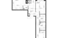 Mieszkanie 3 pokoi 81 m² Moskwa, Rosja