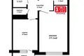 Apartamento 1 habitación 38 m² Minsk, Belarús
