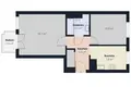 Mieszkanie 2 pokoi 47 m² Kraków, Polska