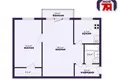Appartement 2 chambres 45 m² Salihorsk, Bélarus