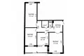 3 bedroom apartment 73 m² Minsk, Belarus