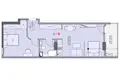 Квартира 2 комнаты 56 м² Батуми, Грузия