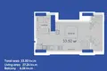 Studio apartment 1 bedroom 33 m² Batumi, Georgia