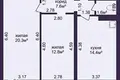 Wohnung 2 zimmer 66 m² Fanipal, Belarus
