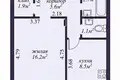 1 room apartment 38 m² Minsk, Belarus