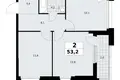 Квартира 2 комнаты 53 м² район Коммунарка, Россия