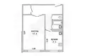 Квартира 1 комната 37 м² Мухавецкий сельский Совет, Беларусь