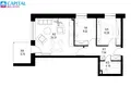 Appartement 3 chambres 55 m² Vilnius, Lituanie