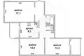 Apartamento 3 habitaciones 67 m² Muchaviecki sielski Saviet, Belarús