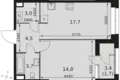 1 room apartment 45 m² Moscow, Russia