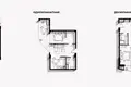 1 room studio apartment 27 m² Batumi, Georgia