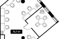 Oficina 77 m² en Moscú, Rusia