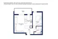 2 room apartment 47 m² Warsaw, Poland